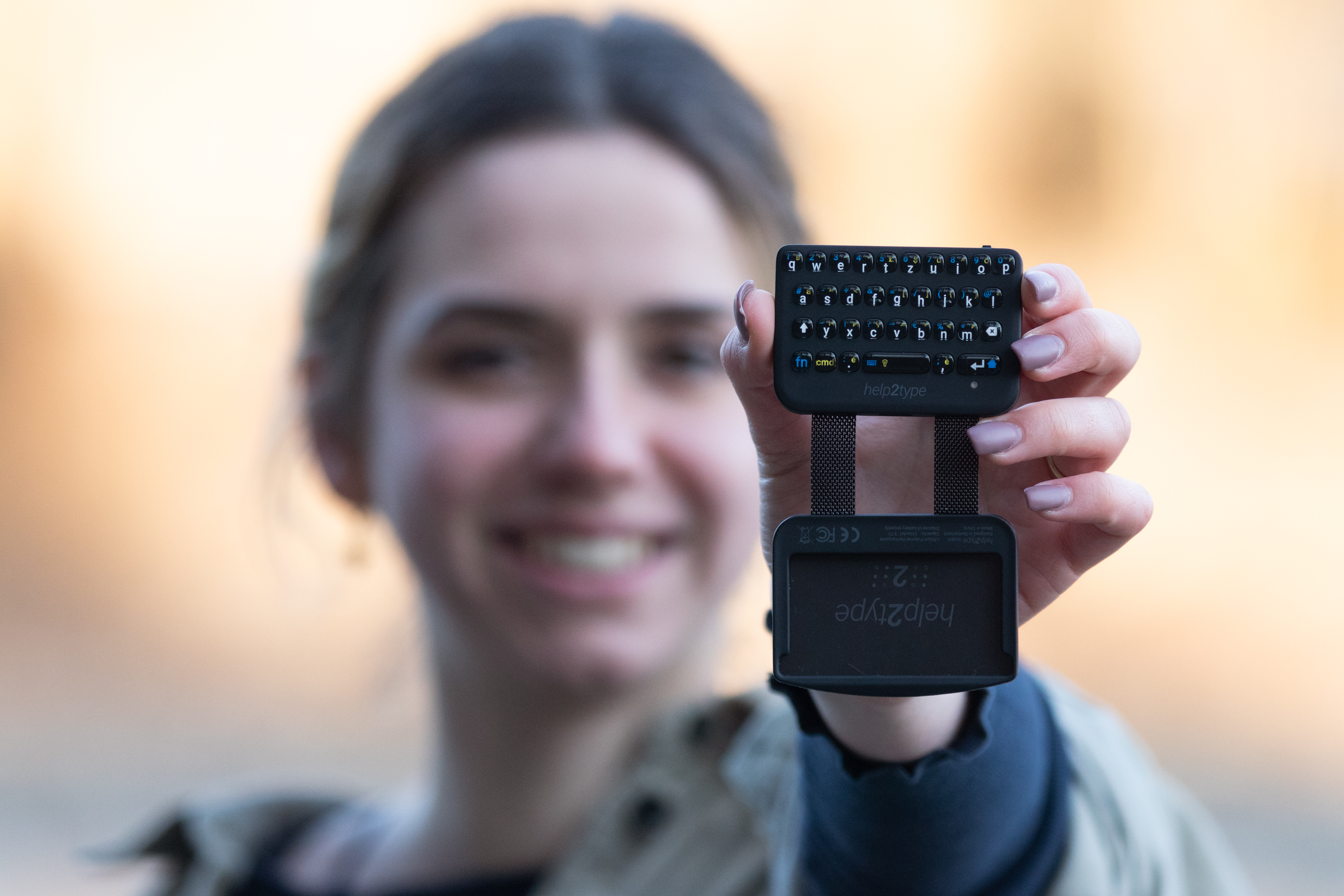 Help2type a haptic keyboard